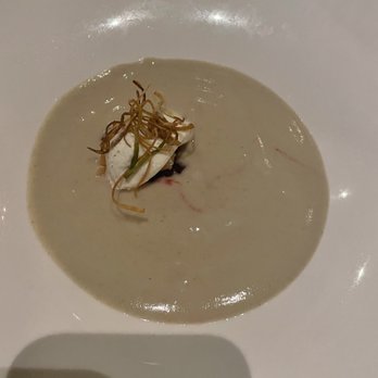 Valette Restaurant - Sunchoke soup with beets - New American Near Me - Healdsburg, California Valette Restaurant - Sunchoke soup with beets - New American Near Me - Healdsburg, California