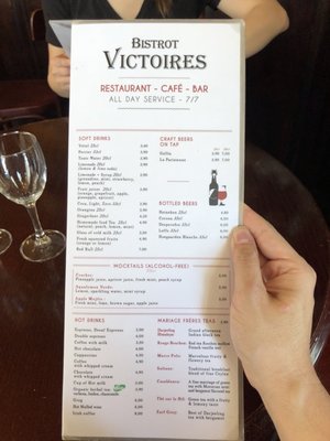 Menu photo 8 Victoires Paris, 75 Menu photo 8 Victoires Paris, 75