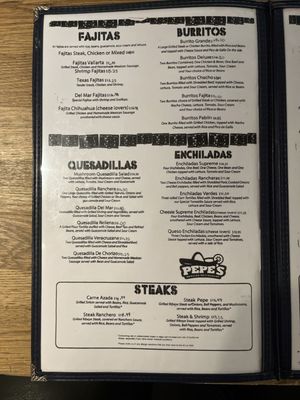 Menu photo 3 Pepe's Mexican Restaurant Richmond, VA Menu photo 3 Pepe's Mexican Restaurant Richmond, VA