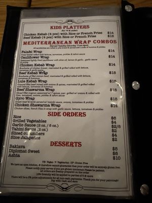 Menu photo 3 The Diplomat Eatery and Tavern Monrovia, CA