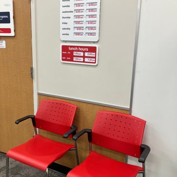 CVS Pharmacy - two red chairs in a waiting room - Drugstores Near Me - LOUISVILLE, Kentucky
