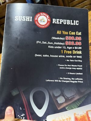 Menu photo 6 Sushi Republic New Hyde Park, NY Menu photo 6 Sushi Republic New Hyde Park, NY