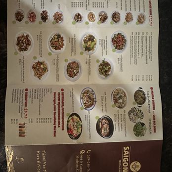 Saigon One - Menu - Vietnamese Near Me - Modesto, California