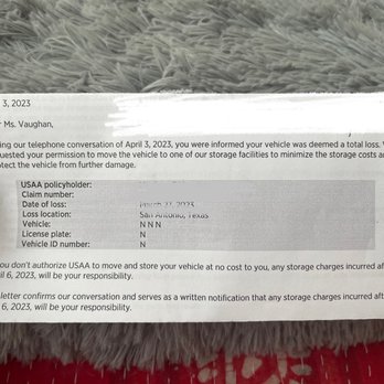 USAA - This letter is one lie she typed out about us having a conversation that never happened. - Home & Rental Insurance Near Me - San Antonio, Texas USAA - This letter is one lie she typed out about us having a conversation that never happened. - Home & Rental Insurance Near Me - San Antonio, Texas