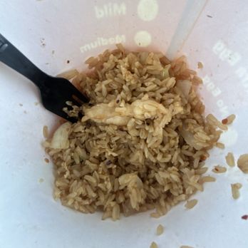 Thai Chili 2go - This is their chicken fried rice . Came with dinner cooked and raw onions . No egg no veggies just plain. Maybe 1/4 cup of chicken. - Thai Near Me - Phoenix, Arizona Thai Chili 2go - This is their chicken fried rice . Came with dinner cooked and raw onions . No egg no veggies just plain. Maybe 1/4 cup of chicken. - Thai Near Me - Phoenix, Arizona