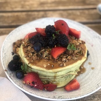 Blueys Kitchen - Sweet Squash Pancakes - Cafes Near Me - Santa Monica, California