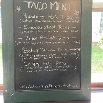 Smoked on Main - Taco menu - Barbeque Near Me - Wethersfield, Connecticut