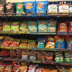 Capitol Lake Grocery - Southern Biscuits and Gravy flavored Lay's, Steakhouse Onion Funyuns, and Hot & Spicy Chicarrones.  Heaven!