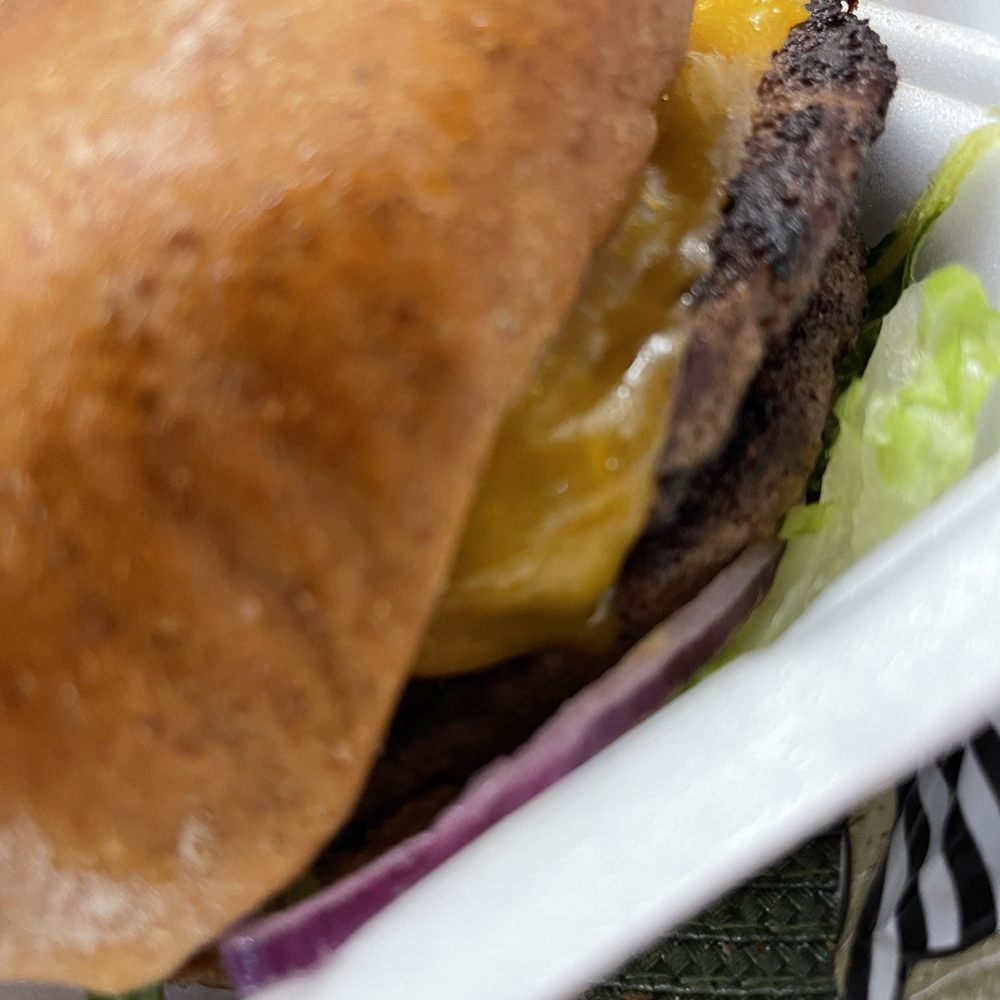 Daddio's Burger - Double Bacon Cheddar on Wheat with everything!!! - Burgers Near Me - Beaumont, Texas