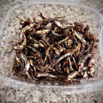 Mom's Refrigerator - Spicy anchovies. I should of bought 2 of these. I could of ate this and rice by itself. - Korean Near Me - Las Vegas, Nevada