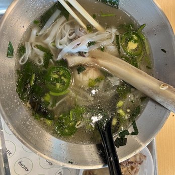 The Pho Fix - Supreme Bowl with extra free salt. Iodine deficiency anyone? - Vietnamese Near Me - Houston, Texas