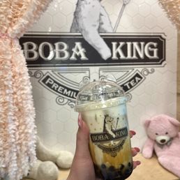 Bear Sugar Milk Tea with Boba
