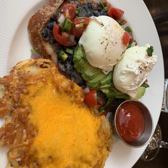 Bubba - Avocado toast with side of hash browns covered in cheddar - Southern Near Me - Des Moines, Iowa