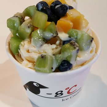 Negative 8C - Mango Go with kiwi, mango, and blueberries - Desserts Near Me - Gardena, California