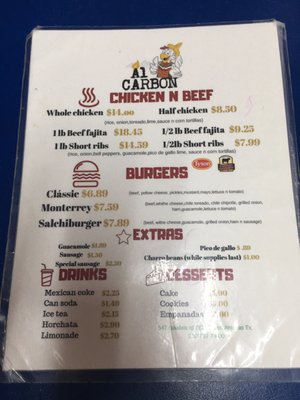 Menu photo 5 Al Carbon Culebra San Antonio, TX Menu photo 5 Al Carbon Culebra San Antonio, TX