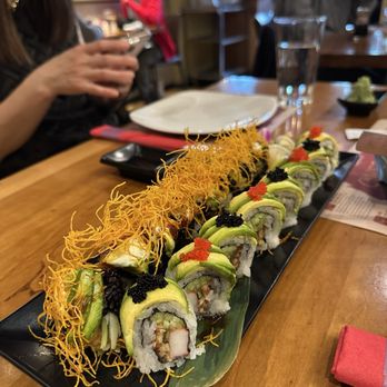 Hot Woks Cool Sushi - Black Dragon (8) and Caterpillar (8) - Sushi Bars Near Me - Chicago, Illinois