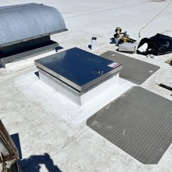 Ryders Home Repair - Installation of new roof hatch on a TPO roof