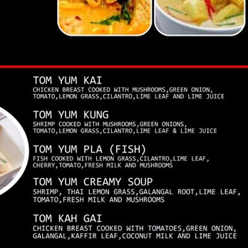 Salween Thai - The employee told us on the phone that they only carry one soup on their menu with coconut milk in it...umm no - Thai Near Me - Omaha, Nebraska