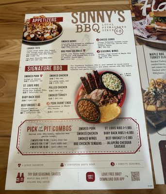 Menu photo 1 Sonny's BBQ Lynn Haven, FL