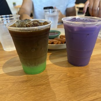 Lolas By MFK - Pandan coffee and ube horchata - Filipino Near Me - West Covina, California Lolas By MFK - Pandan coffee and ube horchata - Filipino Near Me - West Covina, California