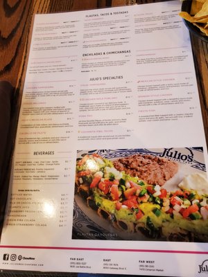 Menu photo 4 Julio's Mexican Food El Paso, TX Menu photo 4 Julio's Mexican Food El Paso, TX
