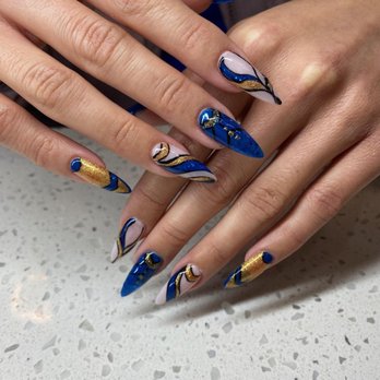 Trulycure - Here are my nails! Beauty and the beast theme colors but went to Thailand and everyone was raving about it! - Nail Salons Near Me - Alhambra, California Trulycure - Here are my nails! Beauty and the beast theme colors but went to Thailand and everyone was raving about it! - Nail Salons Near Me - Alhambra, California