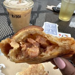 Ham and cheese empanada Ham and cheese empanada