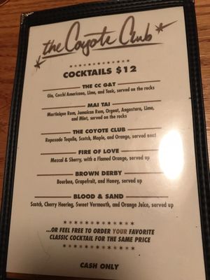 The Coyote Club by null