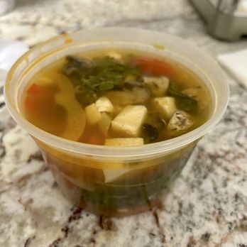 White Crane Retro Thai & Sushi - Tom yum soup (tofu) - Thai Near Me - Naperville, Illinois White Crane Retro Thai & Sushi - Tom yum soup (tofu) - Thai Near Me - Naperville, Illinois