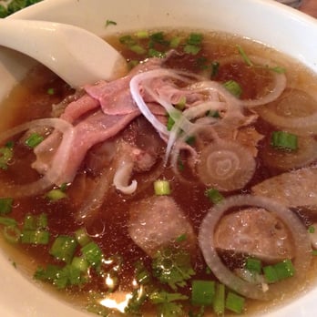 Pho Kitch'n - Pho with rare eye round, meatballs and soft tendon. Great meal for the price. - Vietnamese Near Me - Norristown, Pennsylvania Pho Kitch'n - Pho with rare eye round, meatballs and soft tendon. Great meal for the price. - Vietnamese Near Me - Norristown, Pennsylvania