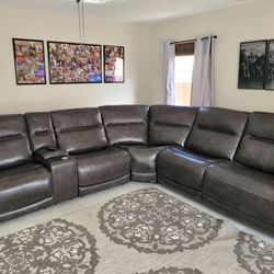 Big's Furniture - This is the couch we got. It reclines, has power ports, and the price was great!