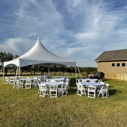 Tent and Table - 20x20 tent