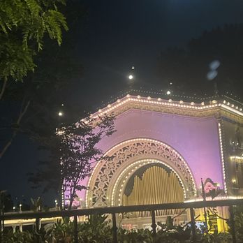 Balboa Park - Moonlight over the organ pavilion - Museums Near Me - San Diego, California