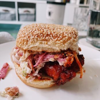 ANJU - Brunch chicken sandwich - Korean Near Me - Washington, DC, District of Columbia
