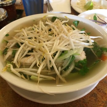 Pho Thanh Binh - Chicken Pho with added veggies and all the fixings - Vietnamese Near Me - San Clemente, California