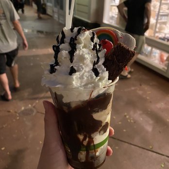 Lappert's Hawaii - Lappert's Brownie Sundae (there's legit a rainbow waffle cone chunk in my cup for decoration.) - Ice Cream & Frozen Yogurt Near Me - Koloa, Hawaii Lappert's Hawaii - Lappert's Brownie Sundae (there's legit a rainbow waffle cone chunk in my cup for decoration.) - Ice Cream & Frozen Yogurt Near Me - Koloa, Hawaii