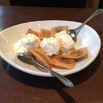 Ta Ra Rin Thai Cuisine - Fried Banana with Coconut Ice Cream.  You have to try it. - Thai Near Me - Eugene, Oregon