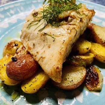 J-Dock Seafood Co - JDock halibut I cooked at an Airbnb we stayed in - Seafood Markets Near Me - Seward, Alaska