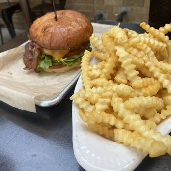 American Grub - Bacon cheese burger and French fries - Burgers Near Me - Tustin, California American Grub - Bacon cheese burger and French fries - Burgers Near Me - Tustin, California