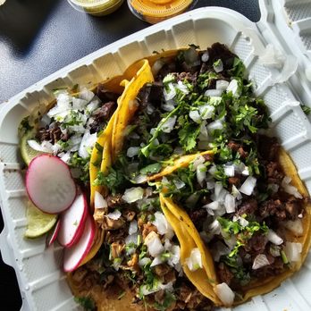 Casa Tacos - 1 /chicken taco  2 /arrachera ( my sig other loved it )  1 /adobada - Mexican Near Me - Riverside, California