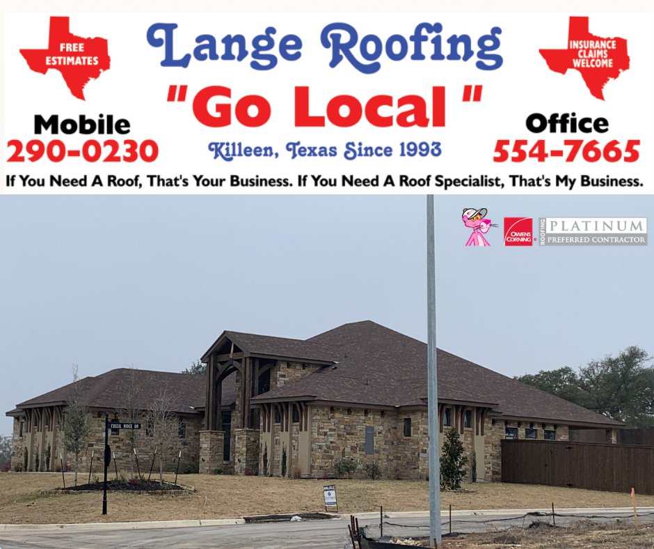 Slide of Lange Roofing