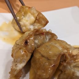Pork Gyoza in a delicious sauce Pork Gyoza in a delicious sauce