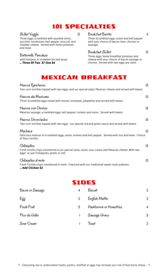 Menu photo 4 Venny’s Cafe 101 Florence, OR