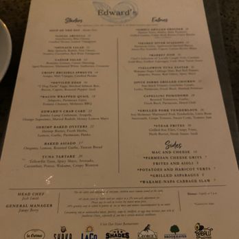 Edward's - New American Near Me - Rosemary Beach, Florida Edward's - New American Near Me - Rosemary Beach, Florida