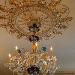 Nemours Estate - I have a thing  for Murano chandeliers.  (From one of the children's rooms.)