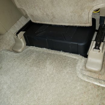 Pro Car Audio - Subwoofer installed under passenger seat. I had to move the seat all the way forward to take picture. - Car Stereo Installation Near Me - Austin, Texas Pro Car Audio - Subwoofer installed under passenger seat. I had to move the seat all the way forward to take picture. - Car Stereo Installation Near Me - Austin, Texas