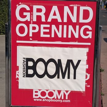 Fashion Boomy - Grand Opening sign - Women's Clothing Near Me - Paramount, California Fashion Boomy - Grand Opening sign - Women's Clothing Near Me - Paramount, California