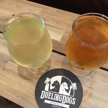 Dueling Dogs Brewing - Pear cider & apple pie mead - Breweries Near Me - Lincoln, California Dueling Dogs Brewing - Pear cider & apple pie mead - Breweries Near Me - Lincoln, California