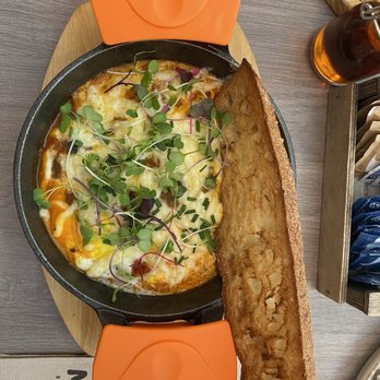 Mokambo Coffee - Eggplant baked with eggs - Breakfast & Brunch Near Me - Seville, SE