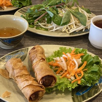 Pho Saigon - Egg Rolls and Pho garnish - Vietnamese Near Me - Katy, Texas Pho Saigon - Egg Rolls and Pho garnish - Vietnamese Near Me - Katy, Texas